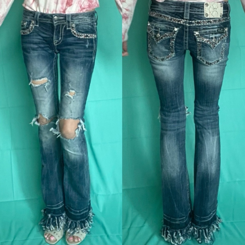 Miss me signature boot, cut size 25 jeans - Picture 13 of 17